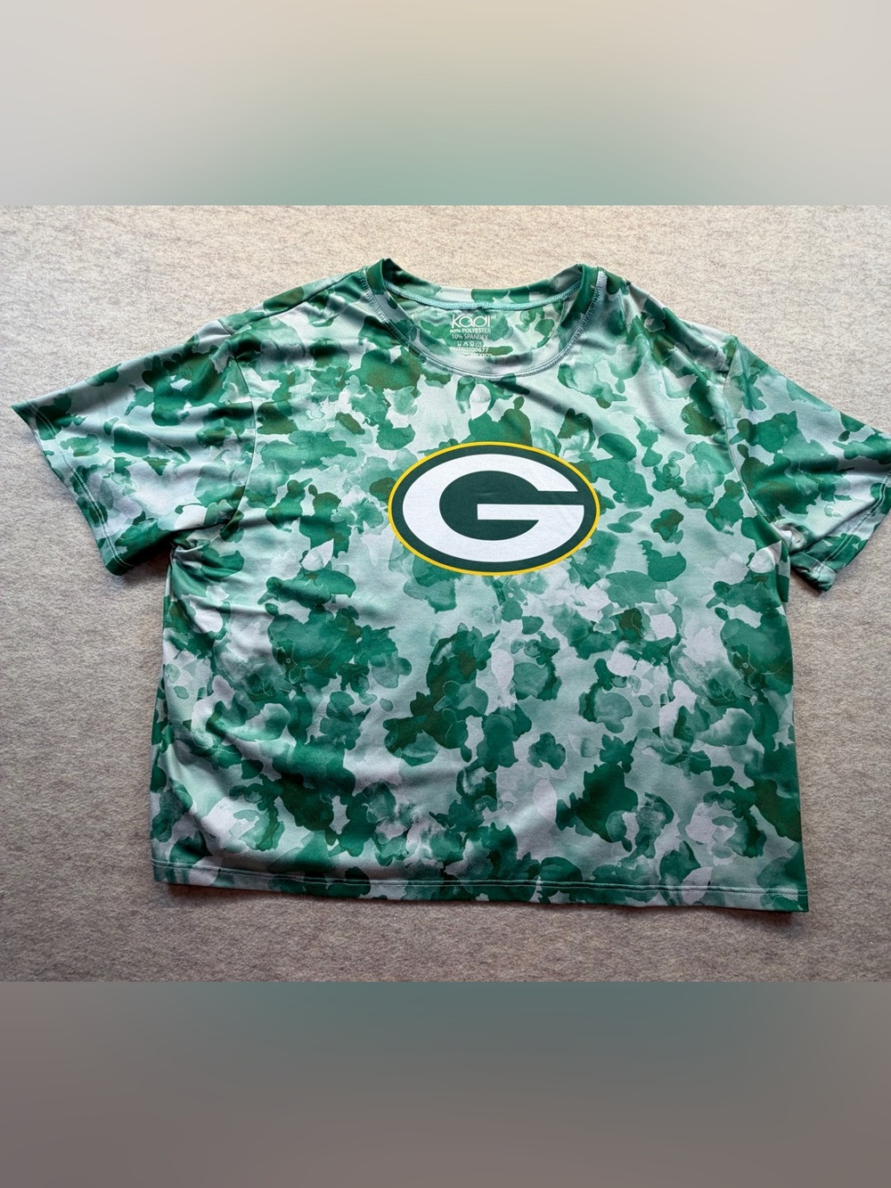 Green Bay Packers Kadi Floral Camo Performance Shirt Women’s L